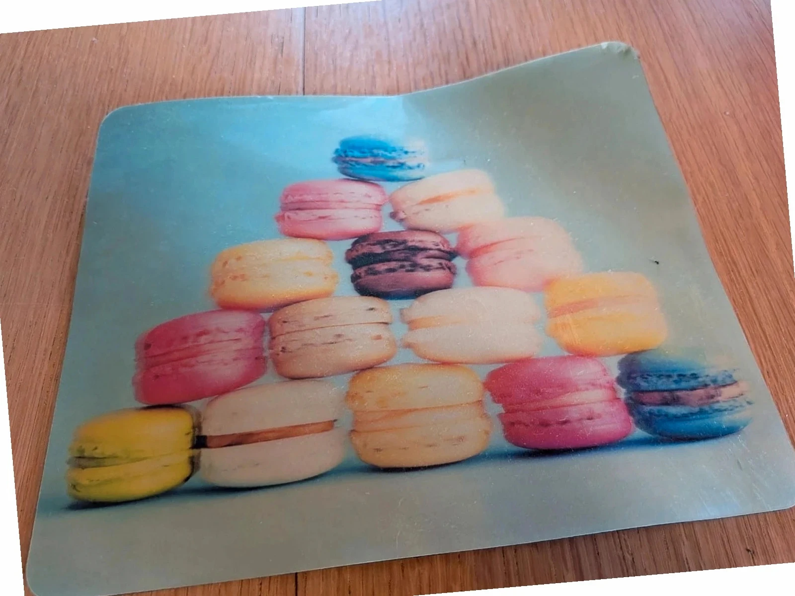 Tapis de souris macarons. 22 x 20